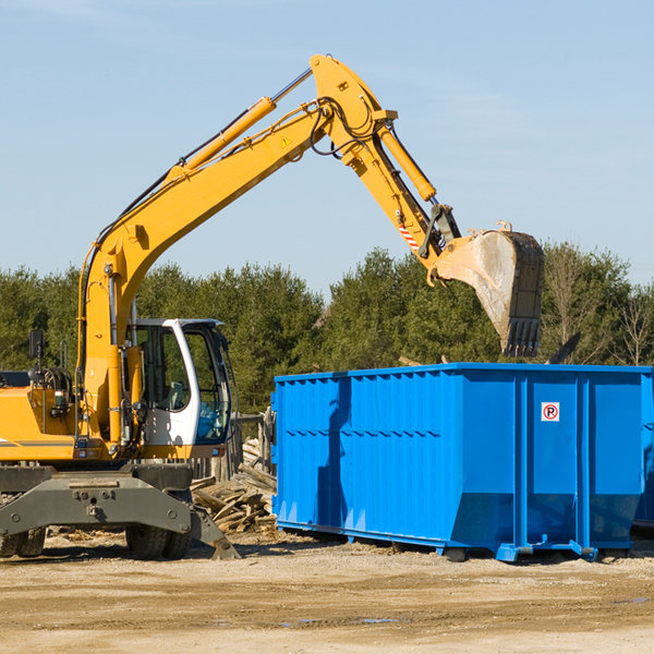 what size residential dumpster rentals are available in Leelanau MI